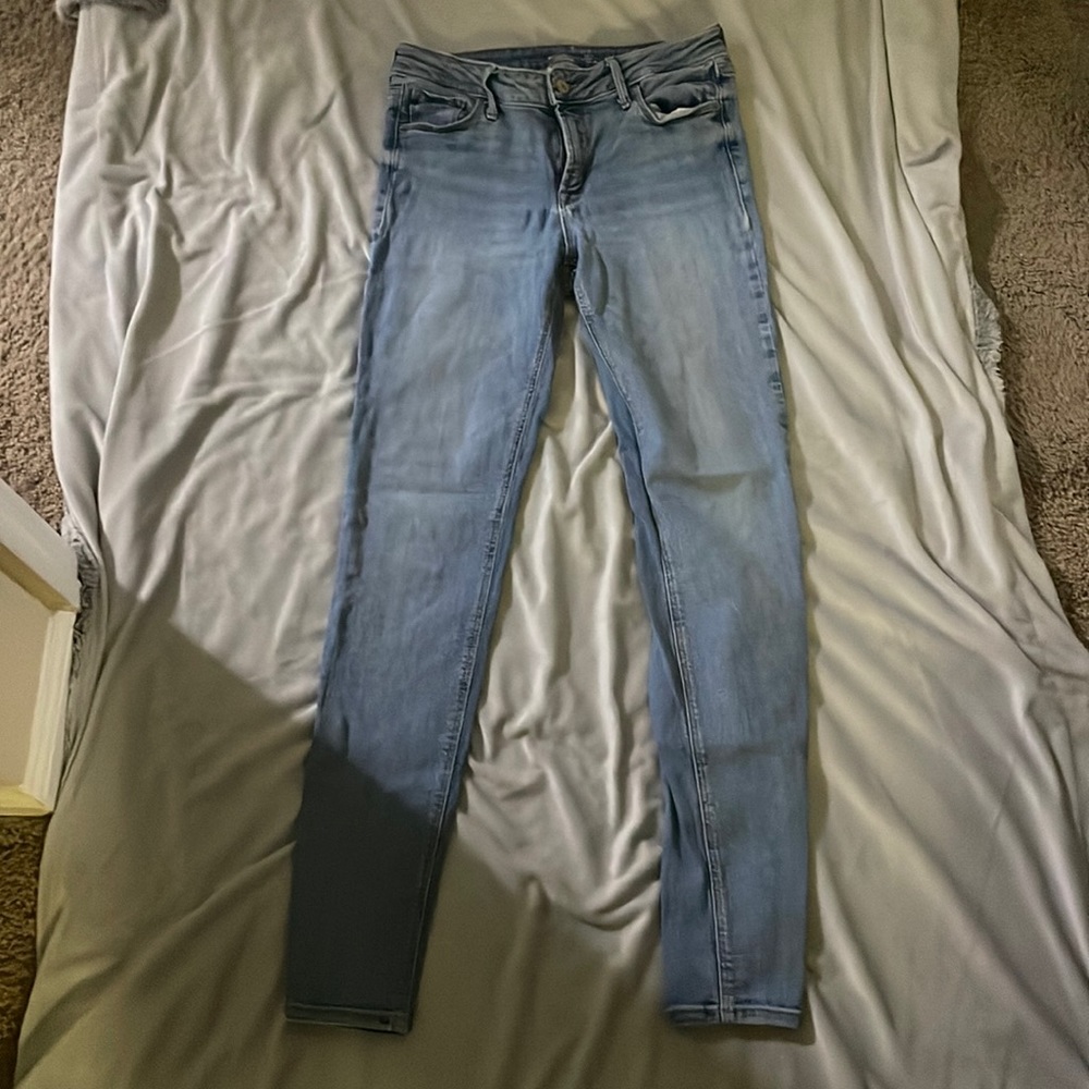Old Navy rockstar super skinny mid rise jeans